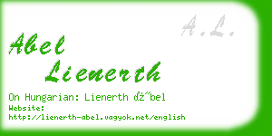 abel lienerth business card